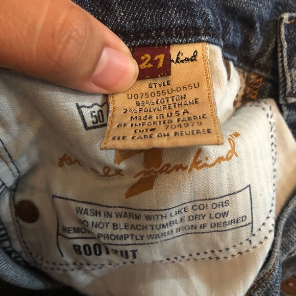 7 For All Mankind Women’s Bootcut Jeans, Size 27 - Picture 8 of 8